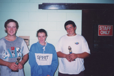 Photograph - Lakes Entrance Racquetball winners 1999, Lakes Post Newspaper