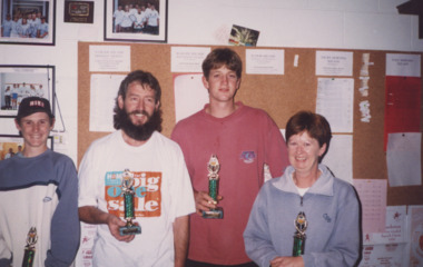 Photograph - Lakes Entrance Squash A grade squash winners  1999, Lakes Post Newspaper