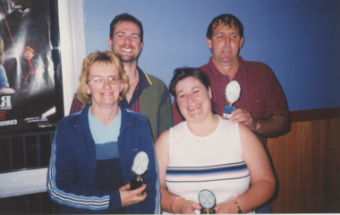 Photograph - Lakes Entrance Squash Monday night runners up 2001, Lakes Post Newspaper