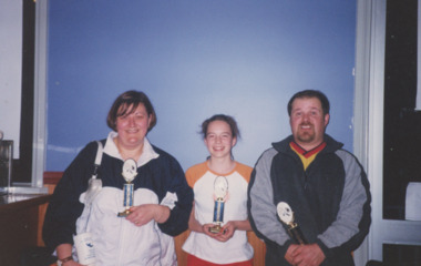 Photograph - Lakes Entrance Racquetball Thursday night winners 2001, Lakes Post Newspaper, 1/09/2001 12:00:00 AM