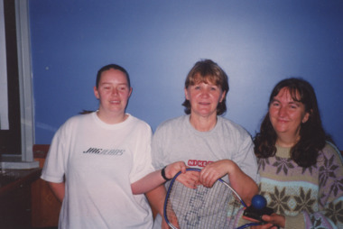 Photograph - Lakes Entrance Racquetball Thursday night runners up 2001, Lakes Post Newspaper