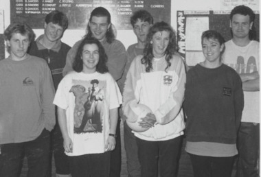 Photograph - Lakes Entrance Wavolley Ball team  1992, Lakes Post Newspaper