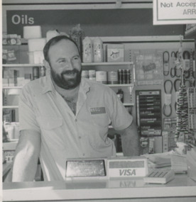 Photograph - Esso Service Station, Lakes Post Newspaper, 1991