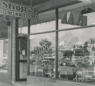 Photograph - Businesses/Shop 21 Clothing, 1991