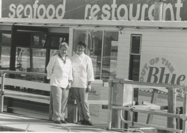 Photograph - Out of the Blue Seafood Restaurant, Lakes Post Newspaper, 1996