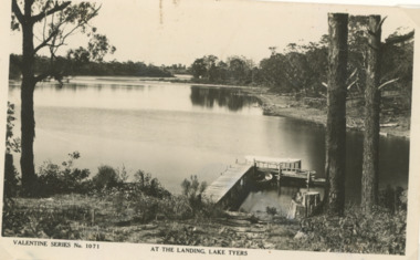 Postcard - Lake Tyers, Valentine Series 1071, 1950c