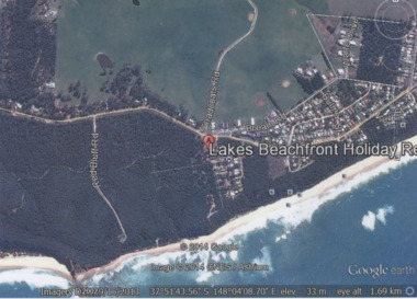 Photograph - Lake Tyers Beach, Google Earth, 2014