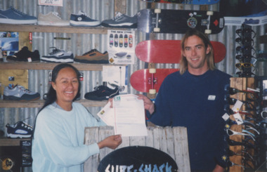 Photograph - Surf Shack Esplanade Lakes Entrance Victoria, Lakes Post Newspaper, 1/10/2000 12:00:00 AM