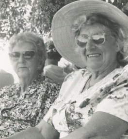 Photograph - Anne Robinson and Barbara Gray 1993, Lakes Post Newspaper