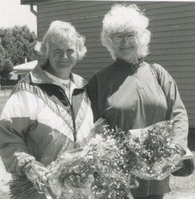 Photograph - Lorraine and Helen Jessup, Lakes Post Newspaper, 1/12/1995 12:00:00 AM