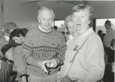 Photograph - Norma Thomas, John Wood ,Bernice Wood and Isobel Cowan, Lakes Post Newspaper, 1996