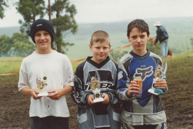 Photograph - Junior Motor Bike winners 2001, Lakes Post Newspaper, 1/11/2001 12:00:00 AM