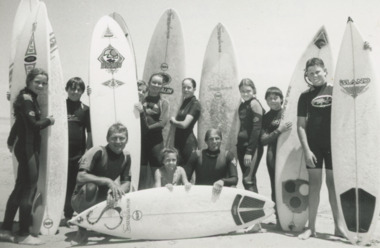 Photograph - Greg Hogan and Darren Martin /Coast Care Protection Program, Lakes Post Newspaper, 1/01/1996 12:00:00 AM