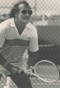 Photograph - Lakes Entrance Tennis Club, Wally Emsley  1992, Lakes Post Newspaper
