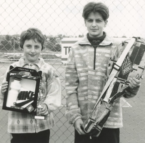 Photograph - Jonathan Pasquill most consistant and Simon Cordery most improved Lakes Entrance Victoria, Lakes Post Newspaper, 1/08/1994 12:00:00 AM