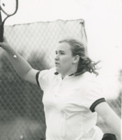 Photograph - Lakes Entrance Tennis Club,  Kylie Dowie  1995, Lakes Post Newspaper, 1/11/1995 12:00:00 AM