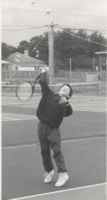 Photograph - Lakes Entrance Tennis Club, Alec McPhee  1995, Lakes Post Newspaper