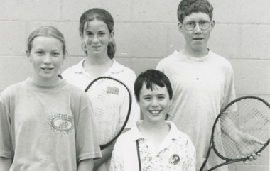 Photograph - Lakes Entrance Tennis Club, Junior A grade tennis premiers  1996, Lakes Post Newspaper