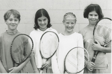 Photograph - Lakes Entrance Tennis Club Junior B grade tennis runners up  1996, Lakes Post Newspaper
