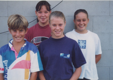 Photograph - Joel Waters, Mikayla Pitt, Rachael Williams, Naomi Hubbard, Lakes Post Newspaper, 1/04/1999 12:00:00 AM