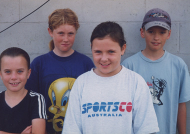 Photograph - Rafter Jessica McPhee, Kristy Rodwell, Dain Rosenboom, Jemma LeMartre, Lakes Post Newspaper, 1/04/1999 12:00:00 AM