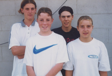 Photograph - Lakes Entrance Junior tennis team  1999, Lakes Post Newspaper