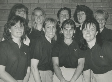 Photograph - Netball A grade premiers  Lakes Entrance 1994, Lakes Post Newspaper