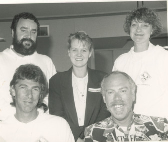 Photograph - Gary Lyons ,Nicole Leader,  Glenda Nixon , Bruce Howden ,Corey Jensen, Lakes Post Newspaper, 1/11/1992 12:00:00 AM