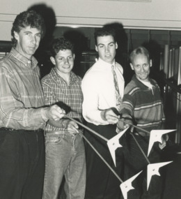 Photograph - Bruce Howden, John Semmens, Brendan Van Dam,Andrew Mathieson, Lakes Post Newspaper, 1/08/1994 12:00:00 AM