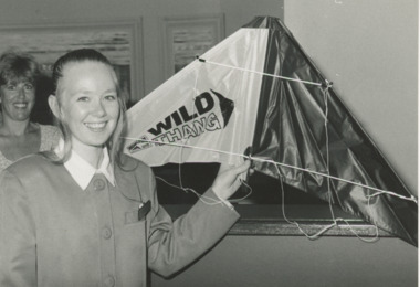 Photograph - Michelle Handly , Kite Display Lakes Entrance , 1995, Lakes Post Newspaper
