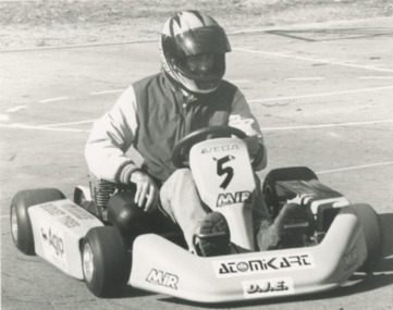 Photograph - Marty Brennan,Go cart Racing, Lakes Post Newspaper, 1/05/1994 12:00:00 AM