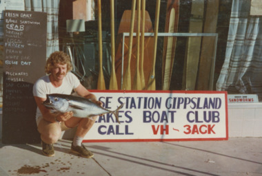 Photograph - Rod Traynor , Gippsland Lakes Boating Club later changed to Lakes Fishing Club Lakes Entrance Victoria, G W Holding, 1/01/1979 12:00:00 AM