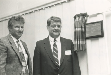 Photograph - Allan Watts, Gippsland Lakes Fishing Club with Jim Hobson, Lakes Post Newspaper, 19/02/1995 12:00:00 AM