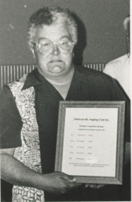 Photograph - Johnsonville Angling Club presentation night, Lakes Post Newspaper, 1996