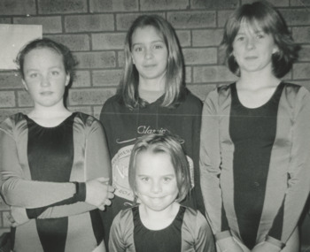 Photograph - Junior gymnasts Lakes Entrance Victoria 1996, Lakes Post Newspaper