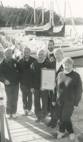 Photograph - Riviera Nautic employees Metung, Lakes Post Newspaper, 1/07/1994 12:00:00 AM