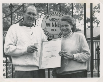 Photograph - John and Kaye McMillan, Lakes Post Newspaper, 1/07/1991 12:00:00 AM