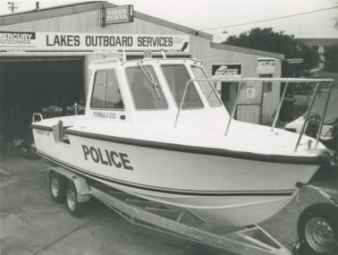 Photograph - Water Police boat for WA, Lakes Post Newspaper, 1/06/1996 12:00:00 AM