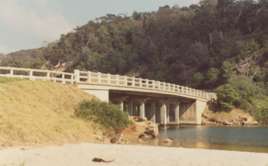 Photograph - North Arm bridge Lakes Entrance Victoria, M Fish, 1970 c