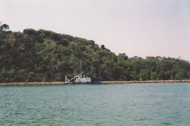 Photograph - Dredge on Gippsland Lakes, M Holding, 2008 c