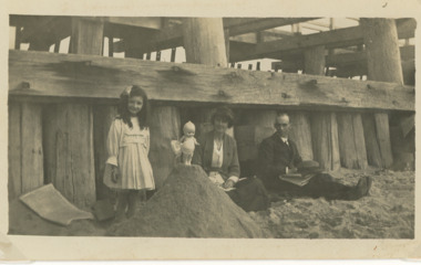 Photograph - Family Day out at  Eastern Pier  Lakes Entrance Victoria, 1920 Easter