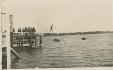 Photograph - Regatta on Cunninghame Arm Lakes Entrance Victoria, 1939