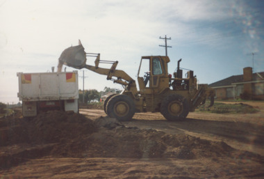 Photograph - Upgrade of Myer Street  Lakes Entrance Victoria.1980, V Bennett, 1980 c