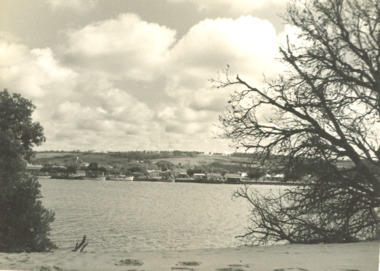 Photograph - Township of Lakes Entrance viewed from Hummocks, L Carpenter, 1952 c