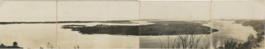 Postcard, Reeves Channel, Rigby Island, the entrance, Bullock Island , Lakes Entrance Victoria, 1920 c