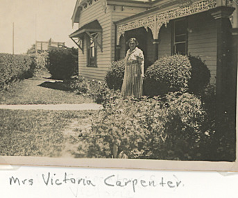 Photograph, Mrs Victoria Carpenter senior, 1940 c