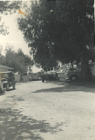 Photograph, Carpenter family, Carpenters Caravan Park Lakes Entrance Victoria, 1950 c