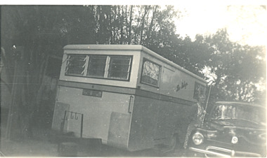 Photograph, Carpenters Caravan Park Lakes Entrance Victoria, 1950 c