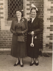 Photograph - Ina Katherine Burchell and Jean Green  1953
