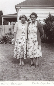 Photograph, Shirley Hancock and Emily Carstairs c1951, 1951